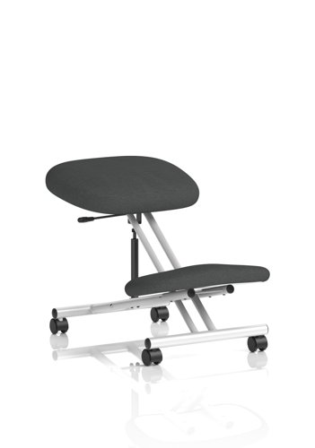 Kneeling Stool Silver Frame Bespoke Colour Quest Mussel Kneeling Stool Silver Frame Bespoke Colour Quest Mussel