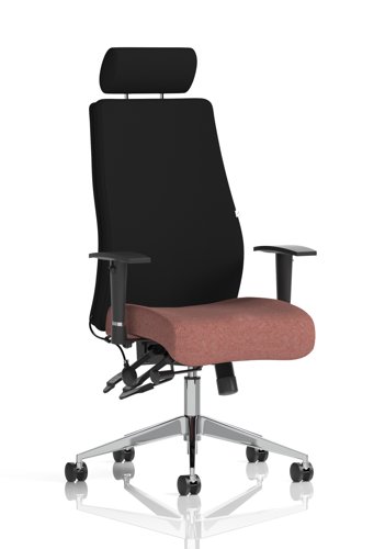 Onyx Ergo Posture Chair With Height Adjustable Arms With Headrest Bespoke Colour Seat Rivet Forge Onyx Ergo Posture Chair With Height Adjustable Arms With Headrest Bespoke Colour Seat Rivet Forge