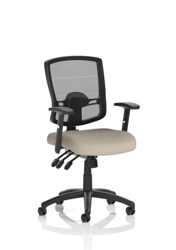 Portland III Mesh Back With Height Adjustable Arms Bespoke Colour Seat Quest Salt Portland III Mesh Back With Height Adjustable Arms Bespoke Colour Seat Quest Salt