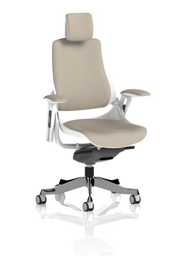 Zure White Shell With Headrest Bespoke Colour Back And Seat Quest Salt Zure White Shell With Headrest Bespoke Colour Back And Seat Quest Salt