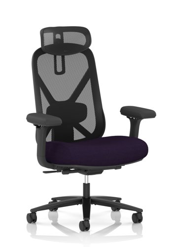 Conrow Heavy Duty Task Operator Chair With Headrest Bespoke Colour Seat Tansy Purple Conrow Heavy Duty Task Operator Chair With Headrest Bespoke Colour Seat Tansy Purple