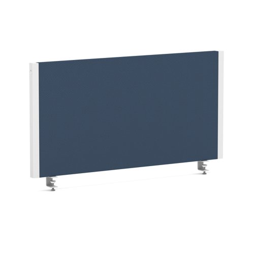 Impulse/Evolve Plus Bench Screen 800 White Frame Bespoke Quest Whelk Fabric Impulse/Evolve Plus Bench Screen 800 White Frame Bespoke Quest Whelk Fabric