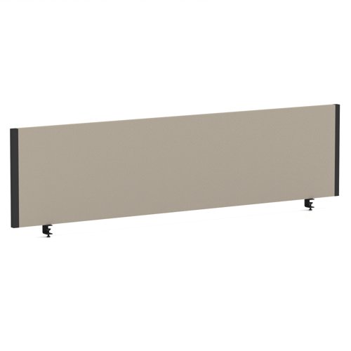 Impulse/Evolve Plus Bench Screen 1600 Black Frame Bespoke Quest Salt Fabric Impulse/Evolve Plus Bench Screen 1600 Black Frame Bespoke Quest Salt Fabric