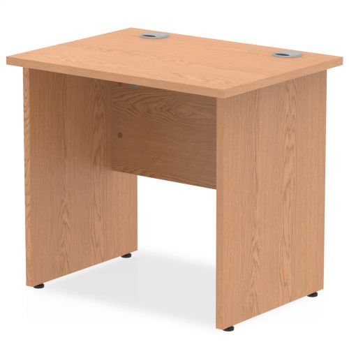Impulse 800 x 600mm Straight Desk Oak Top Panel End Leg MI002906
