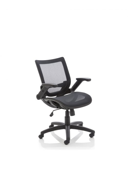 Desk Chairs Fuller Mesh With Folding Arms Task Operator Chair OP000210