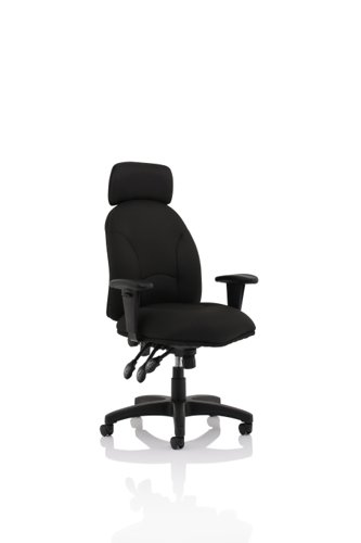 Jet Black Fabric Executive Chair OP000236