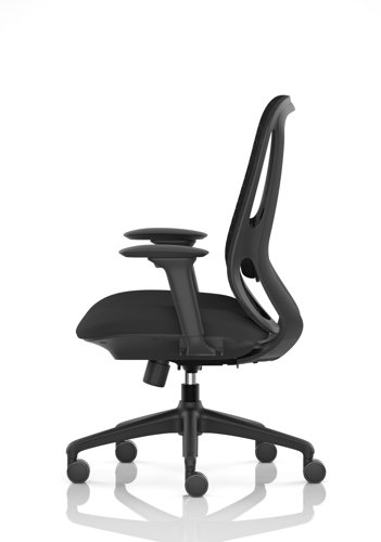 Prism Mesh Back Chair With Height Adjustable Arms Black Seat Prism Mesh Back Chair With Height Adjustable Arms Black Seat