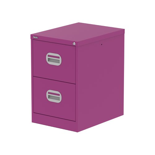 Qube 2 Drawer Filing Cabinet Traffic Purple Qube 2 Drawer Filing Cabinet Traffic Purple