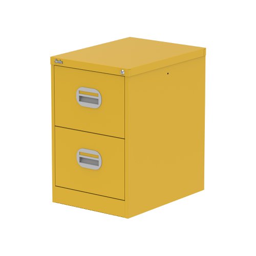 Qube 2 Drawer Filing Cabinet Lemon Yellow Qube 2 Drawer Filing Cabinet Lemon Yellow
