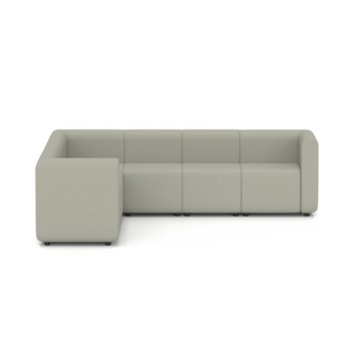 Mawsley Modular Seating Set L-Shaped Corner Sofa 7 Seater With Arms in Era - Generation Mawsley Modular Seating Set L-Shaped Corner Sofa 7 Seater With Arms in Era - Generation