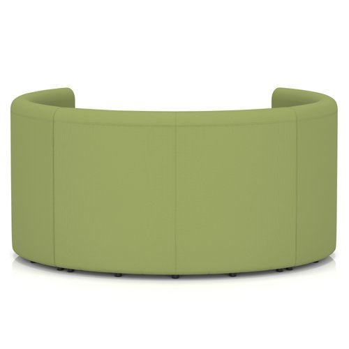 Mawsley Modular Seating Set Circular Booth High Back With White Table in Era - Endurance Mawsley Modular Seating Set Circular Booth High Back With White Table in Era - Endurance