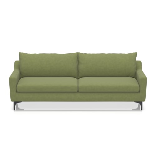 Emmy Cushioned 3 Seater Sofa In Capri - Beetle Emmy Cushioned 3 Seater Sofa In Capri - Beetle
