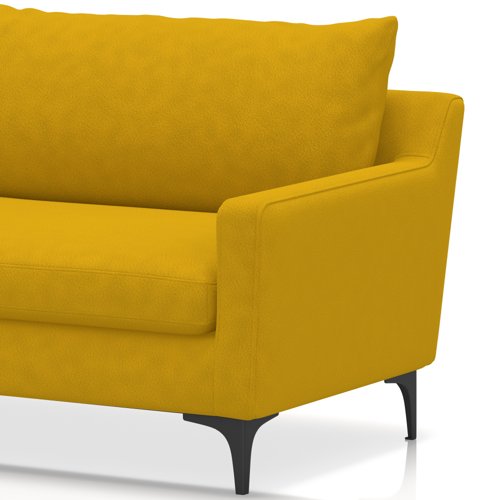 Emmy Cushioned 3 Seater Sofa In Capri - Sunburst Emmy Cushioned 3 Seater Sofa In Capri - Sunburst