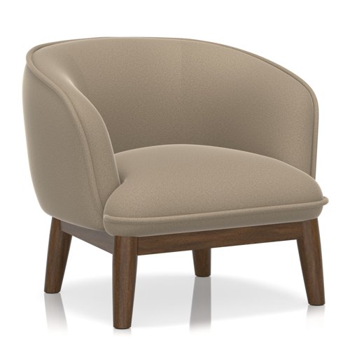 Lulu Accent Chair In Capri - Otter Lulu Accent Chair In Capri - Otter