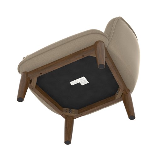 Lulu Accent Chair In Capri - Otter Lulu Accent Chair In Capri - Otter