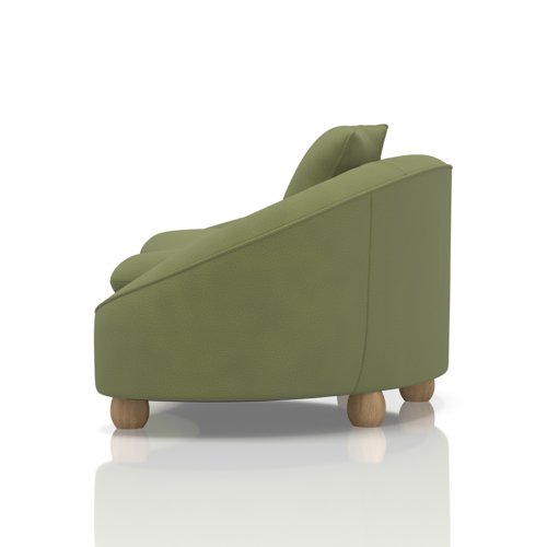 Mimi 3 Seater Curved Sofa In Capri - Beetle Mimi 3 Seater Curved Sofa In Capri - Beetle