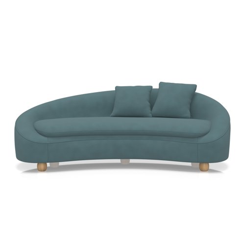 Mimi 3 Seater Curved Sofa In Capri - Daydream Mimi 3 Seater Curved Sofa In Capri - Daydream