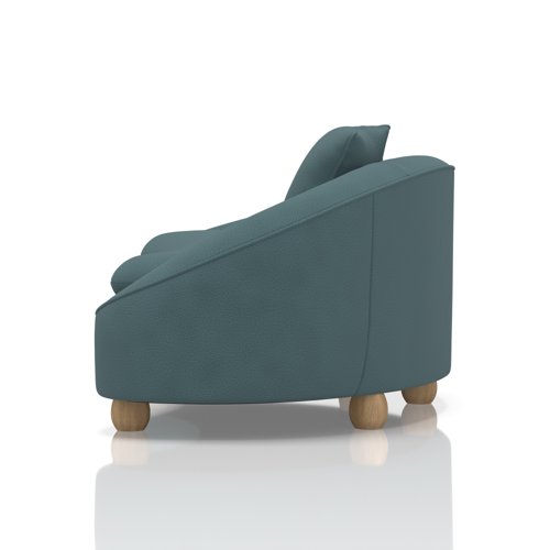 Mimi 3 Seater Curved Sofa In Capri - Daydream Mimi 3 Seater Curved Sofa In Capri - Daydream