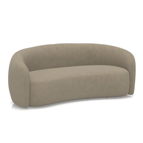 Phoebe Curved Sofa In Capri - Otter Phoebe Curved Sofa In Capri - Otter