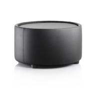 NEO ROUND TABLE BLACK LEATHER BR000096 D
