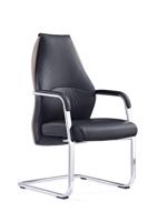 MIEN BLACK AND MINK CANTILEVER CHAIR BR0