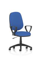 ECLIPSE PLUS I BLUE CHAIR WITH LOOP ARMS