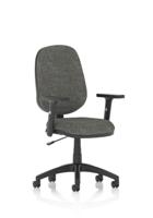 ECLIPSE PLUS I CHARCOAL CHAIR WITH ADJUS