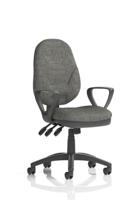 ECLIPSE PLUS XL CHAIR CHARCOAL LOOP ARMS