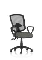 ECLIPSE PLUS II MESH DELUXE CHAIR CHARCO