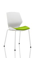 FLORENCE WHITE FRAME VISITOR CHAIR IN MY