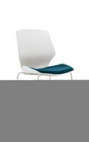 FLORENCE WHITE FRAME VISITOR CHAIR IN MA
