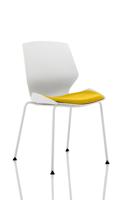 FLORENCE WHITE FRAME VISITOR CHAIR IN SE