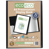 A4 50% RECYCLED 30 POCKET PRESENTATION D