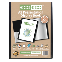 A3 50% RECYCLED 50 POCKET PRESENTATION D