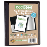 A6 50% RECYCLED 40 POCKET PRESENTATION D