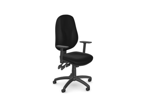 O.B Series Deep Foams 3L A-Sync H/Duty Mech Fixed Arms - Evert Black E001 O.B Series Deep Foams 3L A-Sync H/Duty Mech Fixed Arms - Evert Black E001