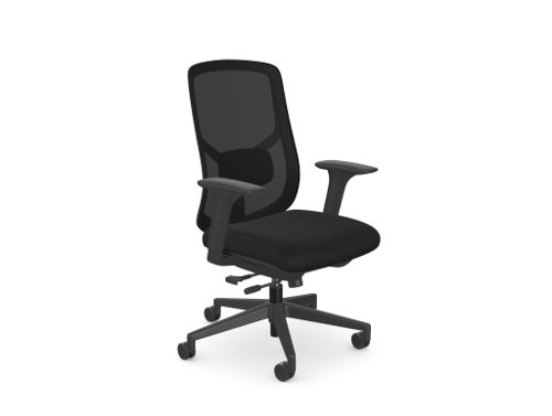 MCC+-+X66+Chair+with+BLK+Base%2C+BLK+Mesh%2C+BLK+Seat%2C+adj+sponge+lumbar+support%2C+adj+arms%2C+seat+slide