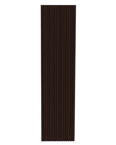 Acoustic Wood Slat (27mmx12mm) on 9mm black felt panel 2400*600*22mm - Walnut - Veneer Acoustic Wood Slat (27mmx12mm) on 9mm black felt panel 2400*600*22mm - Walnut - Veneer