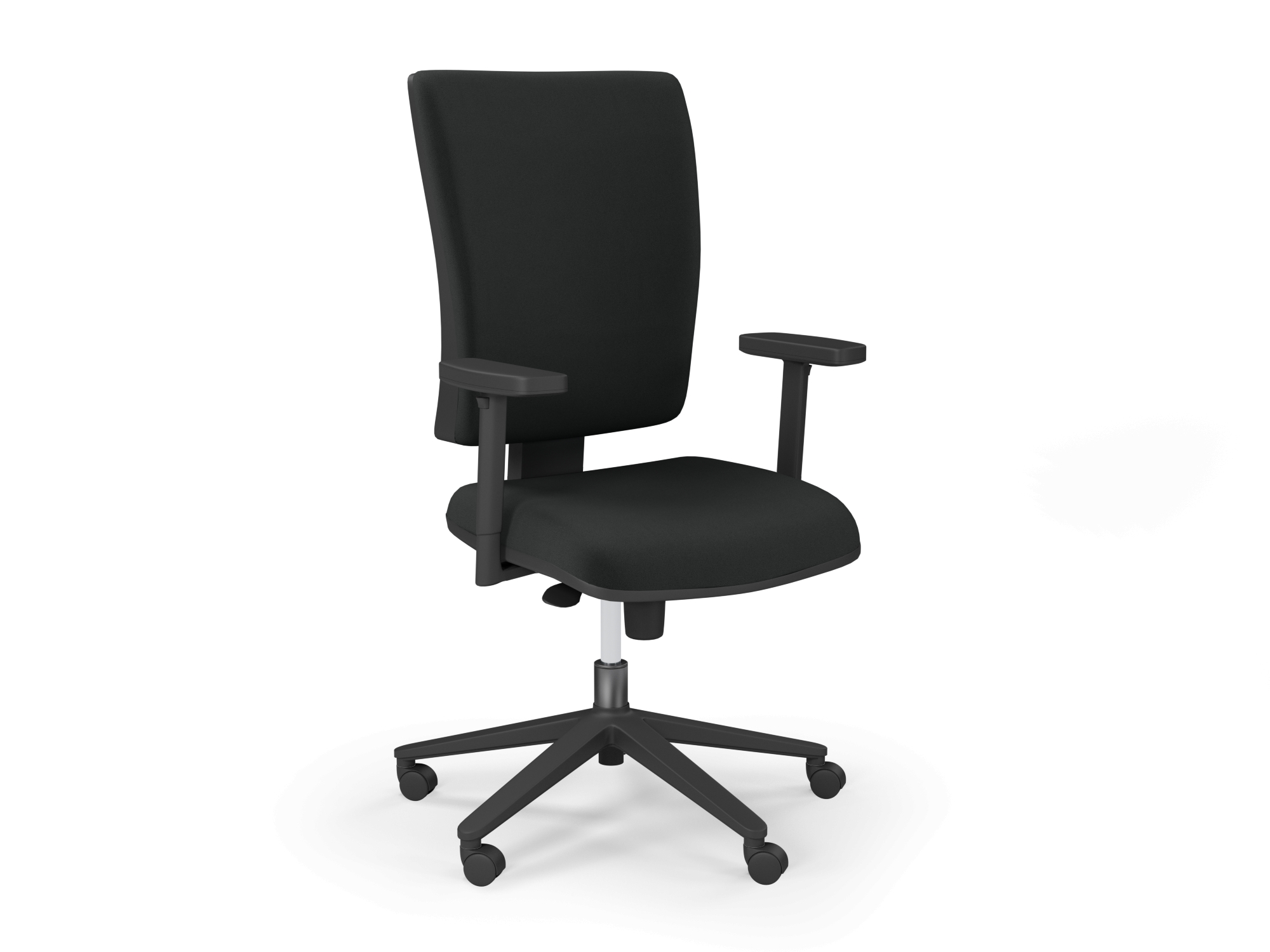 O. Flash High Fabric Back Blk Base Seat Slide Step PP - Evert Black E001