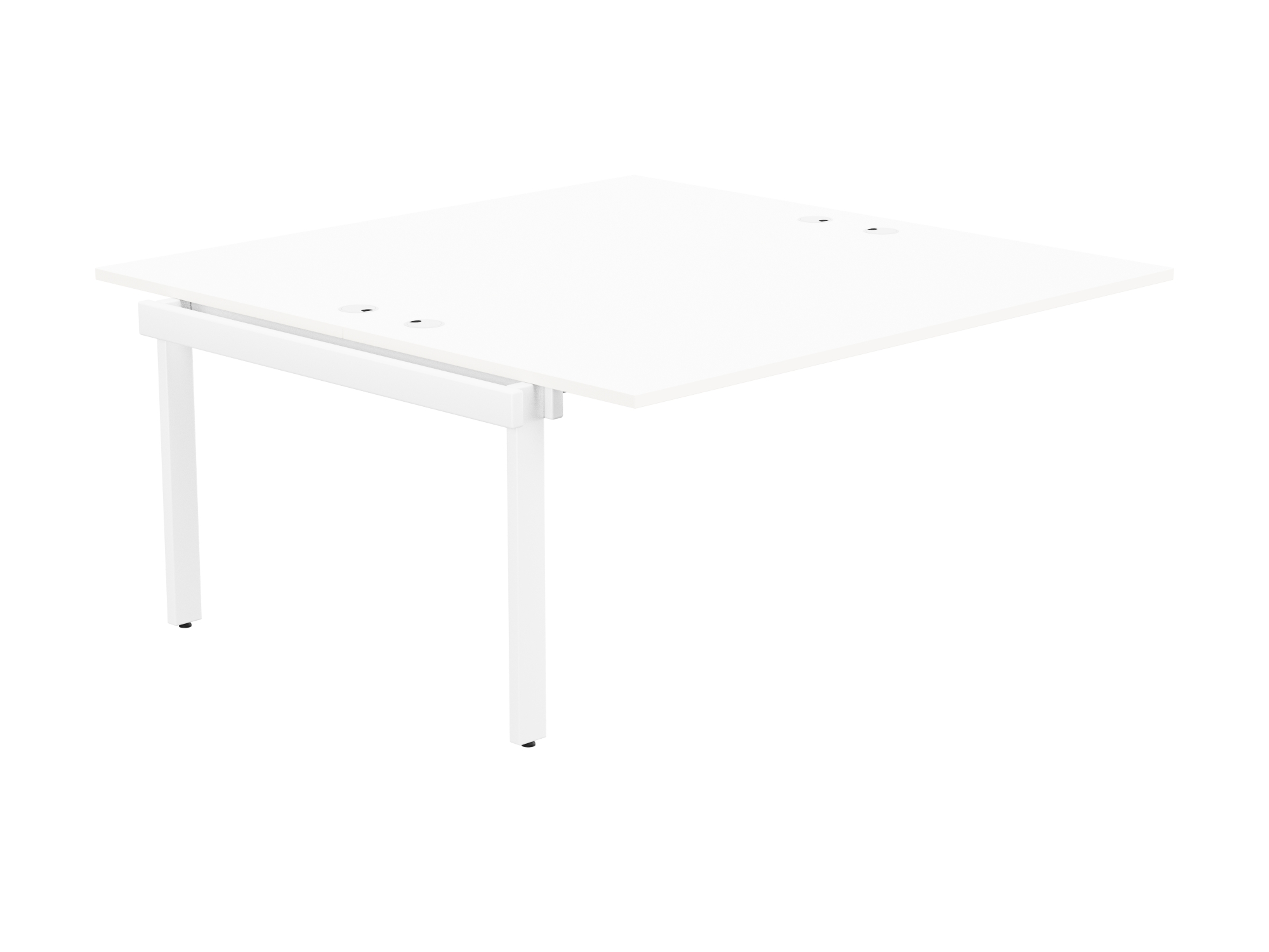 Switch 2 Person Bench Add-On Portal Top 1600 x 800 - White Frame / White Top