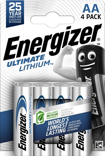 Energizer+Ultimate+AA+Lithium+Batteries+%28Pack+4%29+-+E301535300