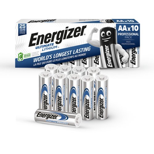Energizer Ultimate Lithium AA Pack of 10 Energizer Ultimate Lithium AA Pack of 10