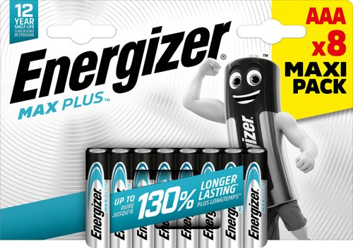Energizer+Max+Plus+AAA+Alkaline+Batteries+%28Pack+8%29+-+E301322502