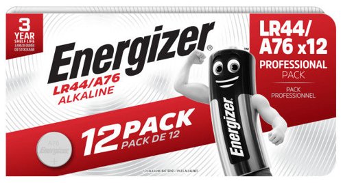 Energizer Alkaline LR44 Coin Cell Pack of 12 Energizer Alkaline LR44 Coin Cell Pack of 12