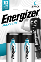ENERGIZER MAX PLUS ALKALINE C PACK OF 2