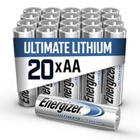 ENERGIZER ULTIMATE LITHIUM AA PACK OF 20