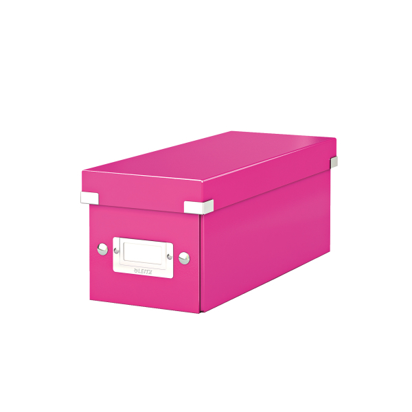 Cases Leitz Click & Store CD Storage Box Pink 60410023