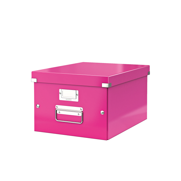 Storage Boxes Leitz Click & Store Storage Box Medium Pink 60440023