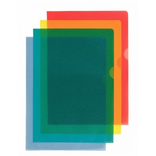 Esselte+Copy-safe+Folder+Plastic+Cut+Flush+A4+Red+Ref+54833%2F54834+%5BPack+100%5D