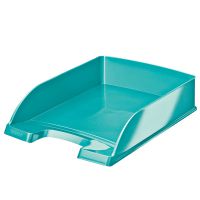 LEITZ WOW LETTER TRAY ICE BLUE 52263051